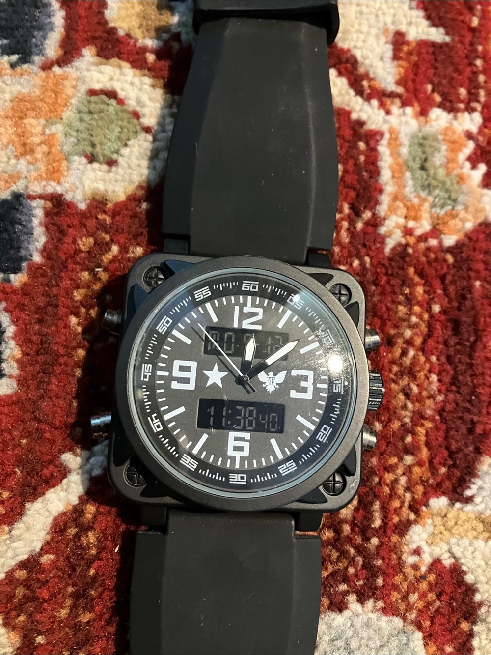 Tact Line M-1000 Military Grade Watch Black Tested